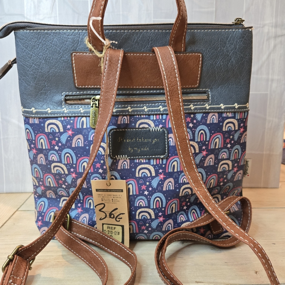 Women's Multicolor Backpack - Picture 12 of 12